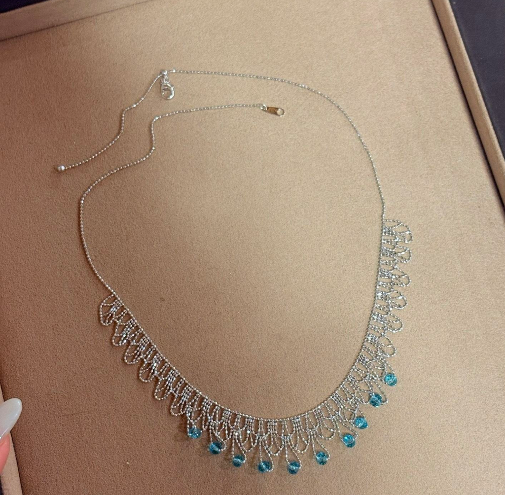 Serena™ — Handmade S925 Silver Mesh Jewelry
