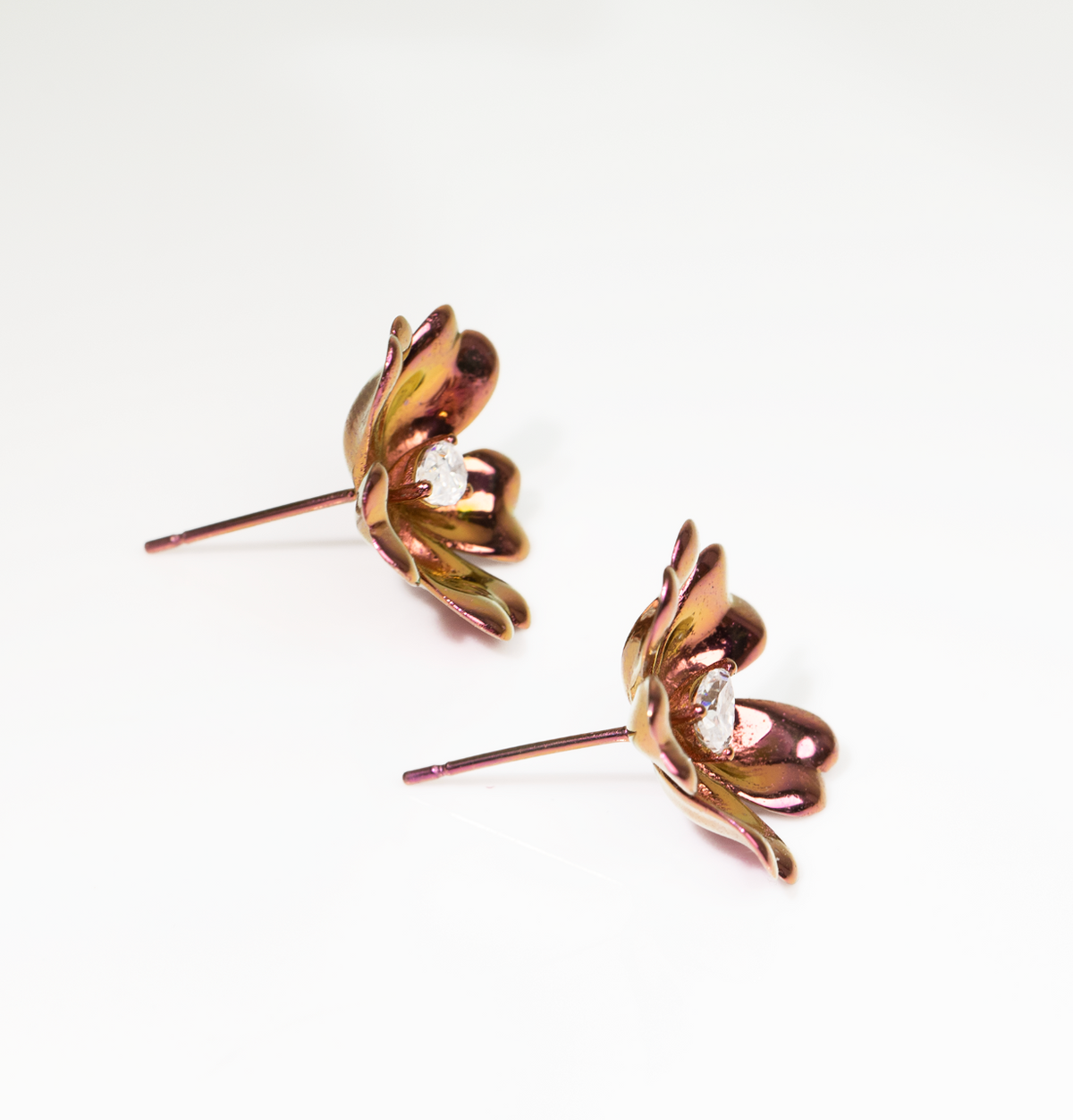 Flora™ Colorful Titanium Flower Earrings