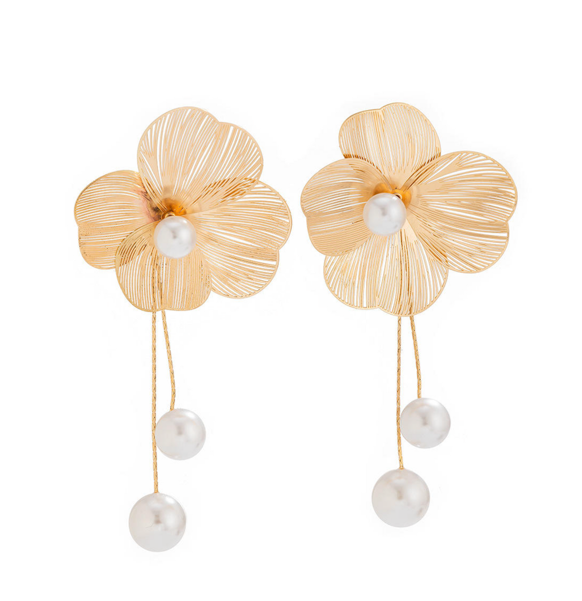 Ginkgo™ Metallic Leaf Earrings