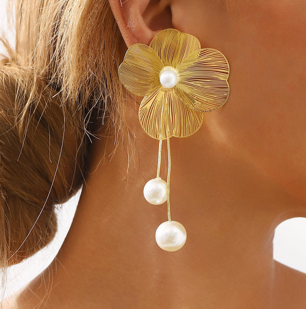 Ginkgo™ Metallic Leaf Earrings