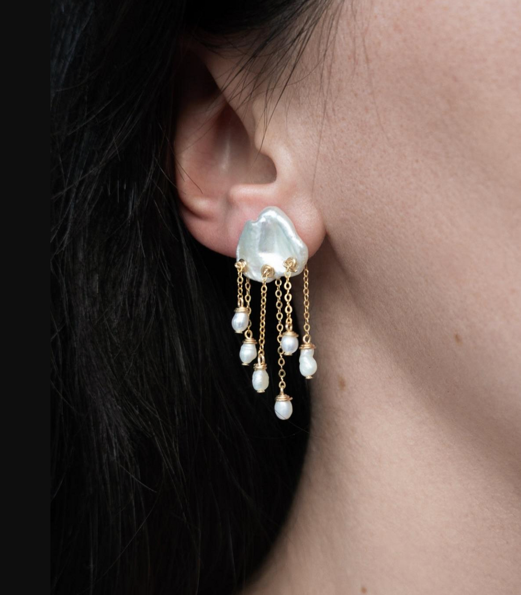 Celeste™ Baroque Pearl Teardrop Earrings