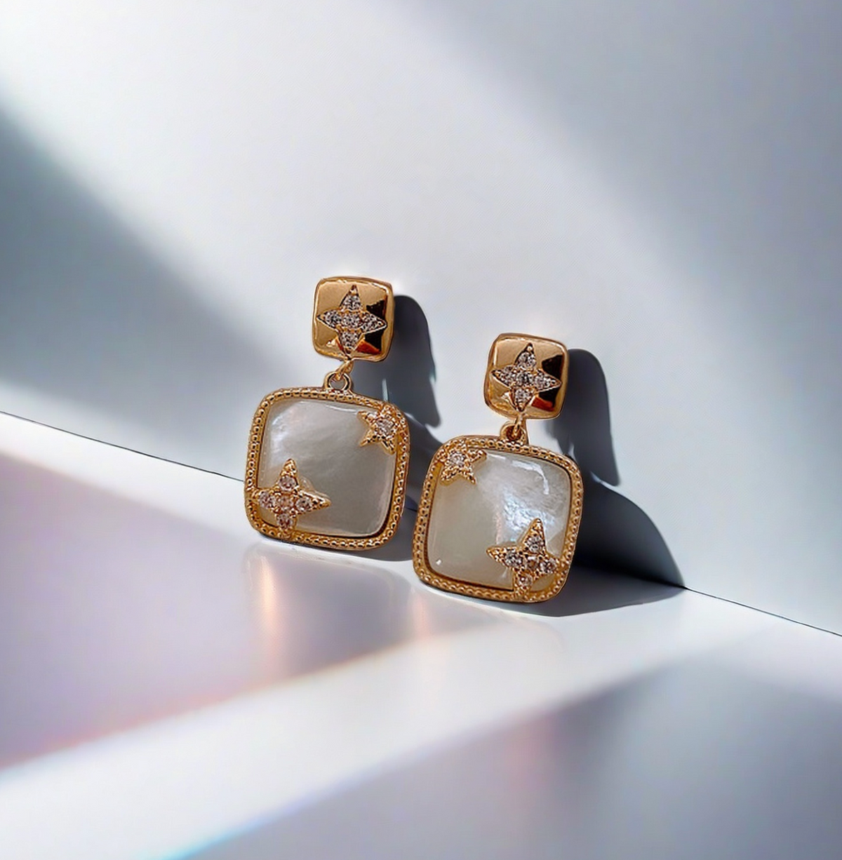Luna™ Geometric Cat Earrings