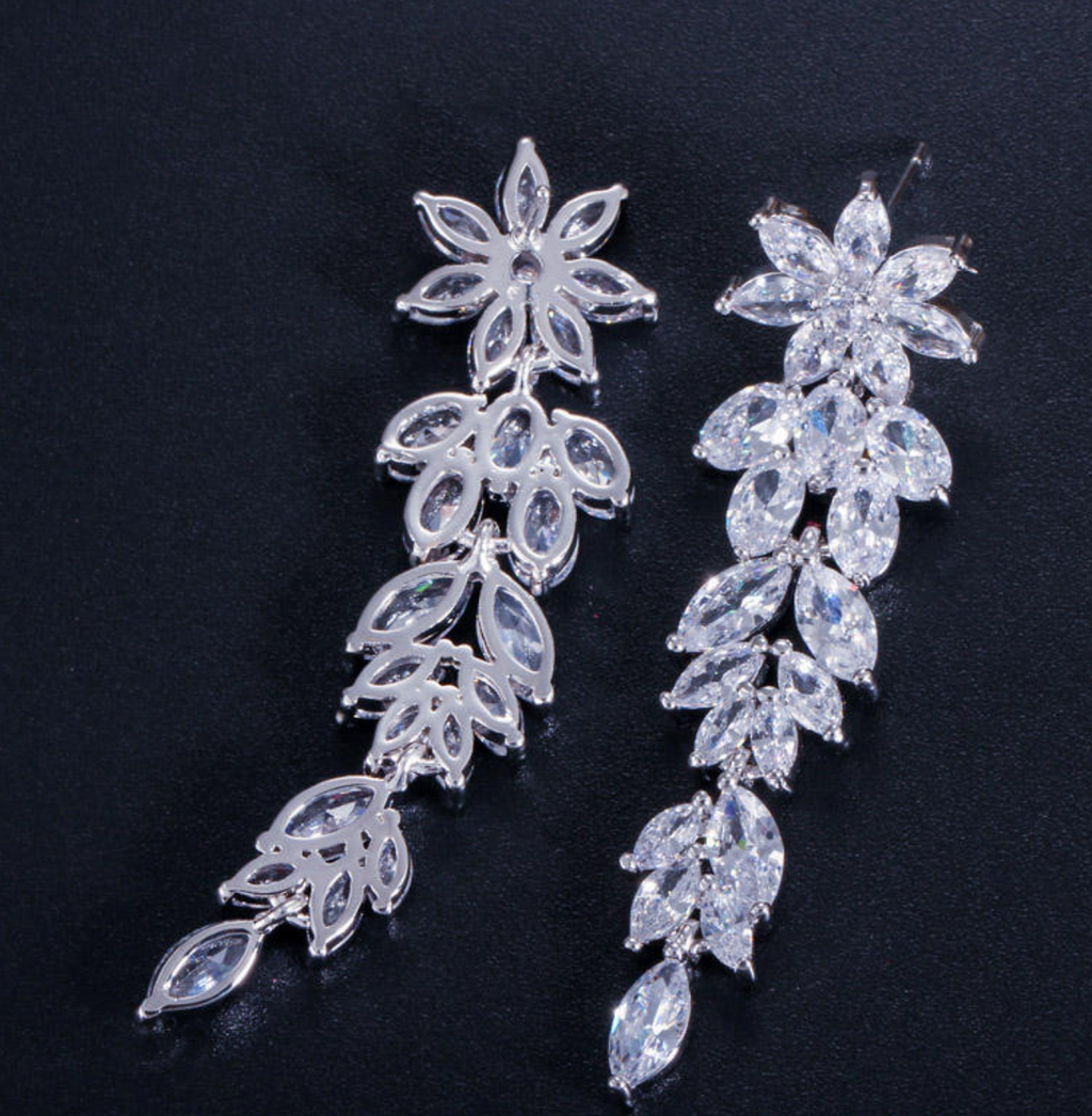 Valentina™ Marquise-Cut Cluster Earrings