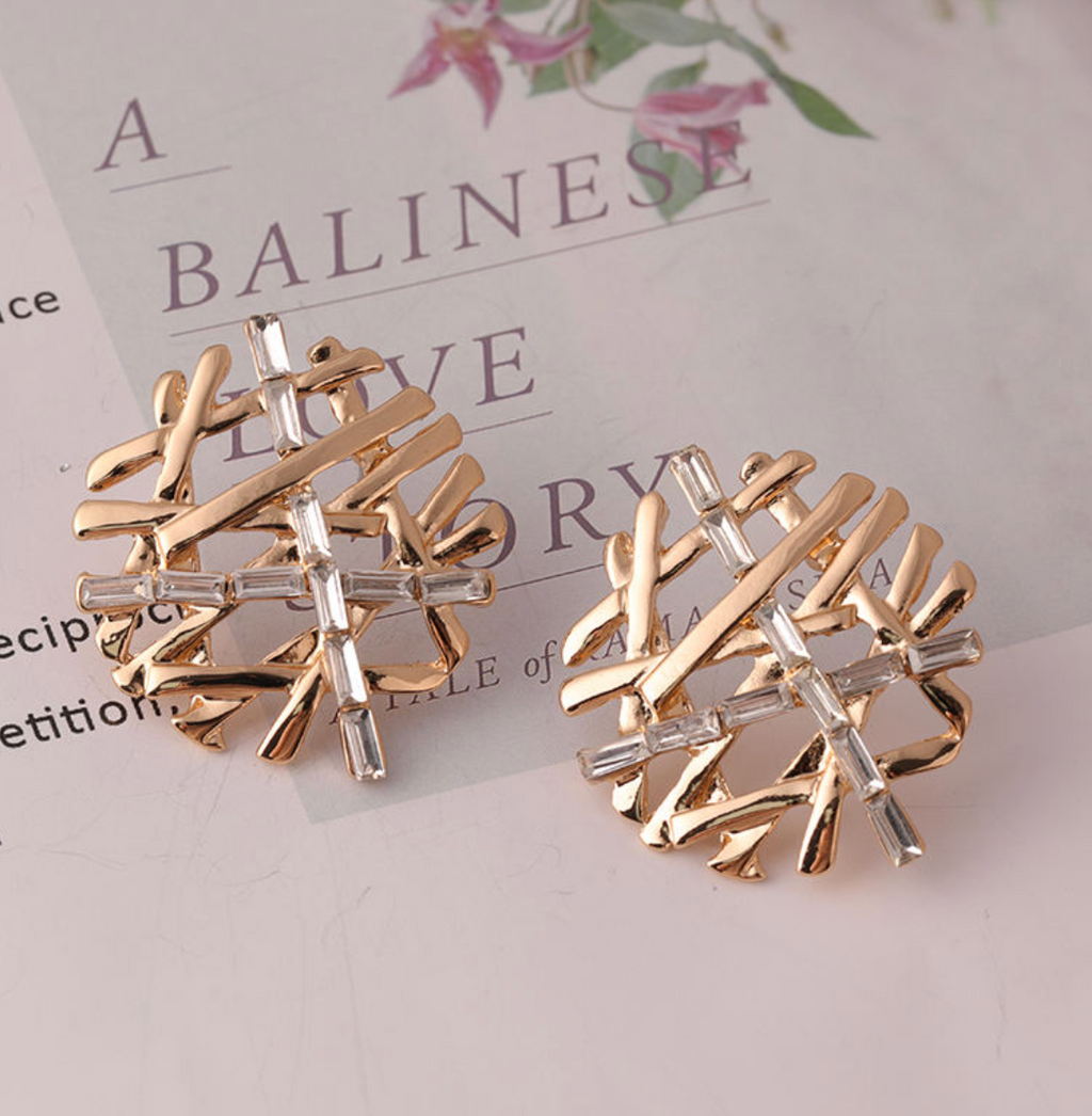 Amara™ Gold-Tone Statement Earrings
